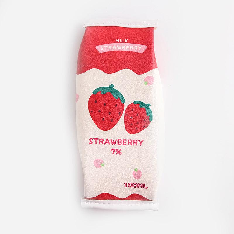 Strawberry milk pencil case - Amazitshop