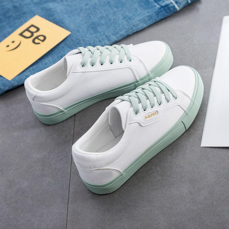 Street Style Trendy Flat Girls Sneakers - Amazitshop