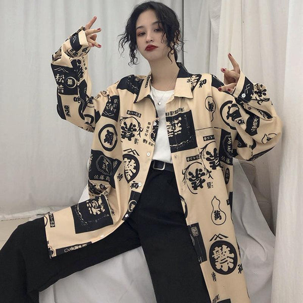 Streetwear Harajuku clothing ladies shirts - Amazitshop