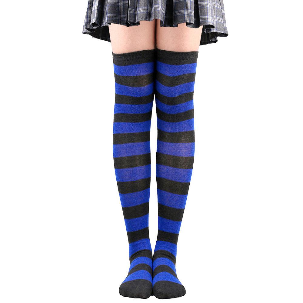 Striped Socks Hold - ups Women Over The Knee Halloween - Amazitshop