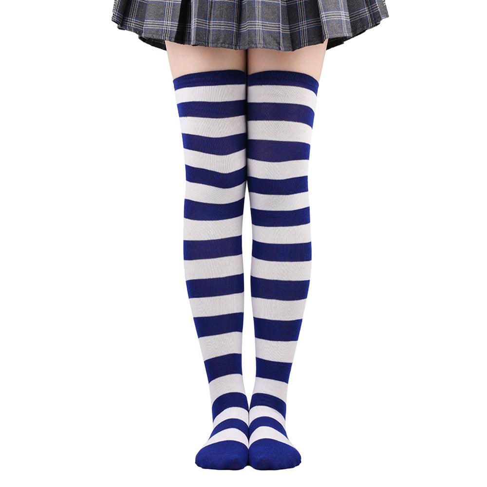 Striped Socks Hold - ups Women Over The Knee Halloween - Amazitshop