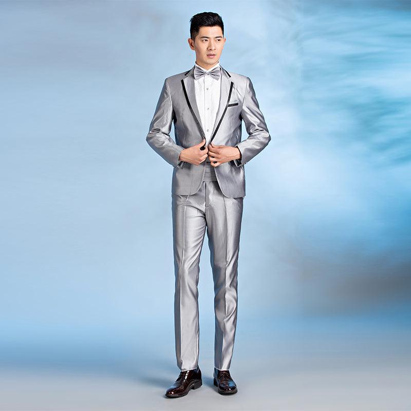 Suit Men Suit Groom Wedding Best Man Dress Slim Fit - Amazitshop