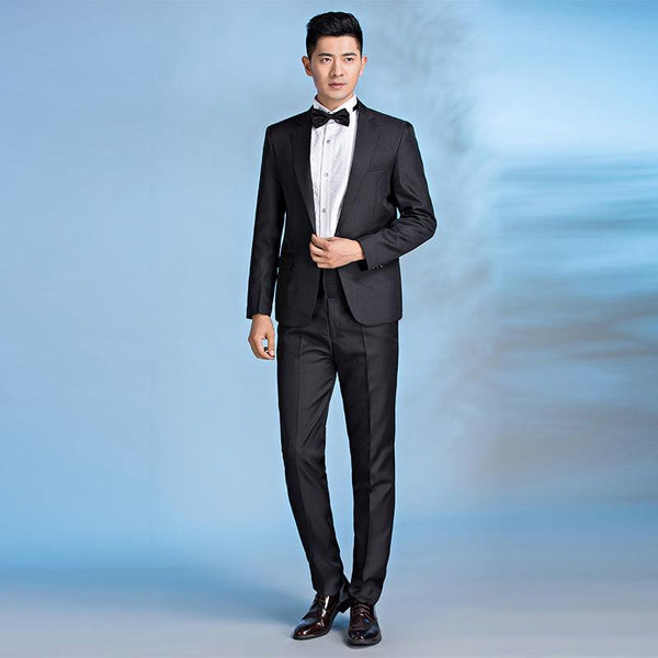 Suit Men Suit Groom Wedding Best Man Dress Slim Fit - Amazitshop