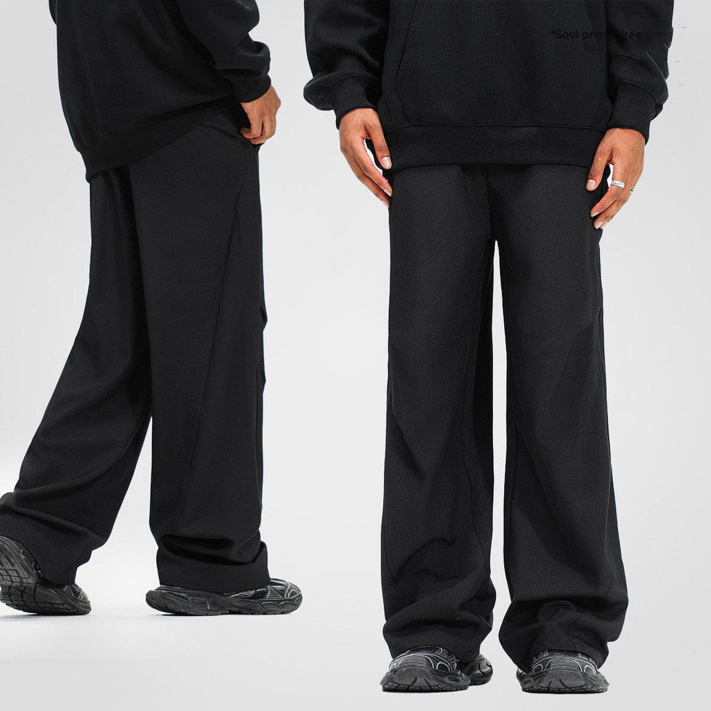 Suit Pants Men Trendy Brands Draping Men And Women Loose - Amazitshop
