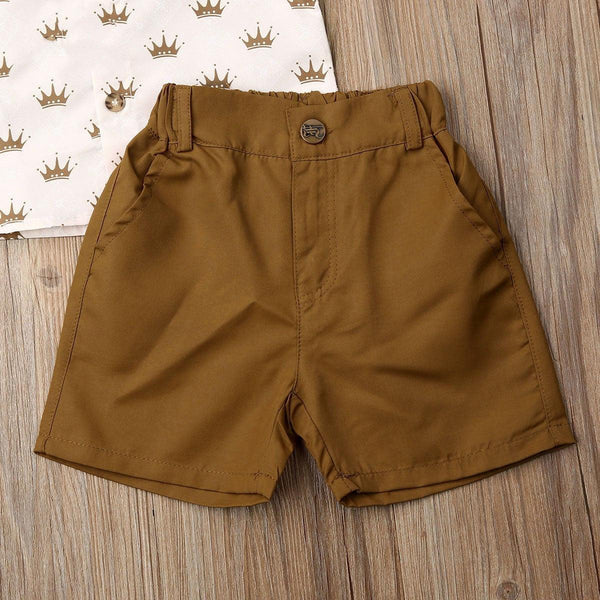 Summer boy T-shirt Shorts Kids Sets - Amazitshop