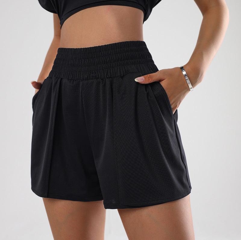 Summer Exercise Shorts Outer Wear High Waist Fat Cover - Amazitshop