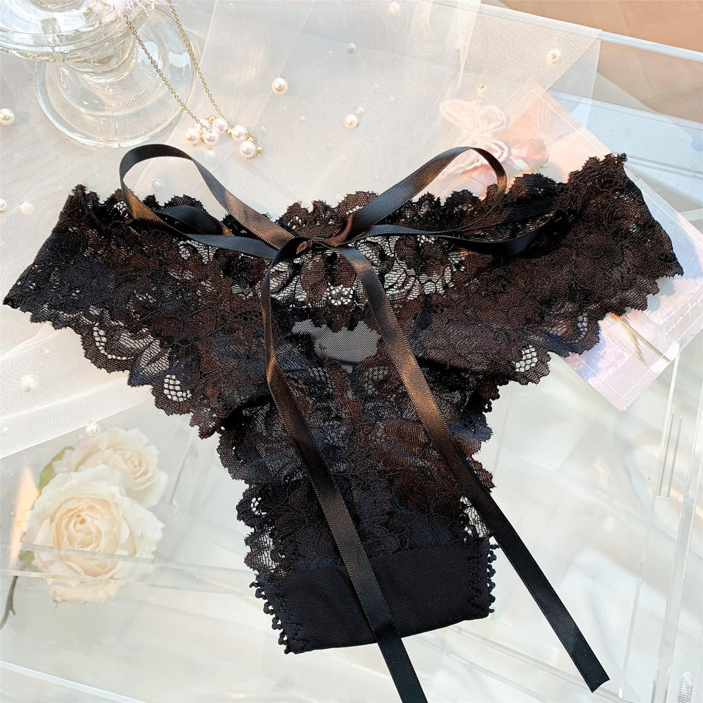 Summer French Style Lady Lace Lace - up Underwear Summer Thin Pure Desire - Amazitshop