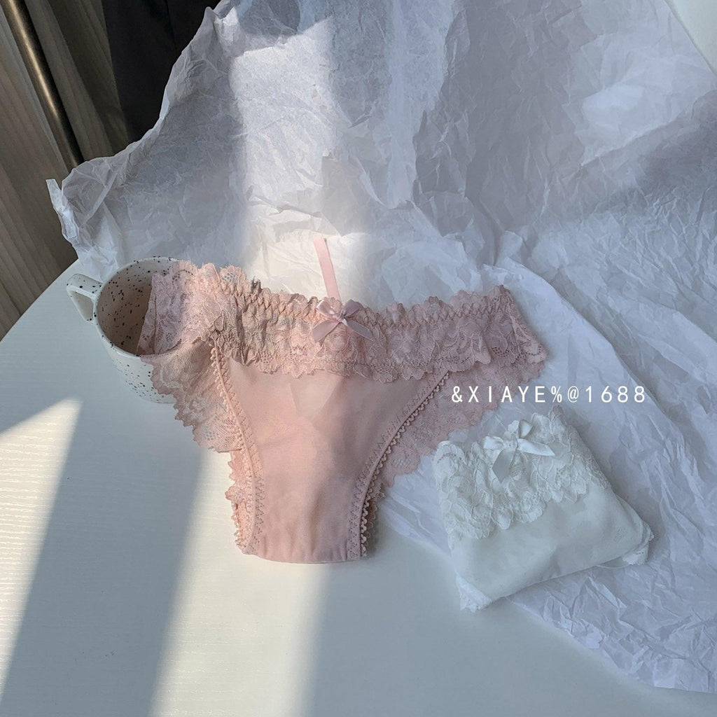 Summer French Style Lady Lace Lace - up Underwear Summer Thin Pure Desire - Amazitshop
