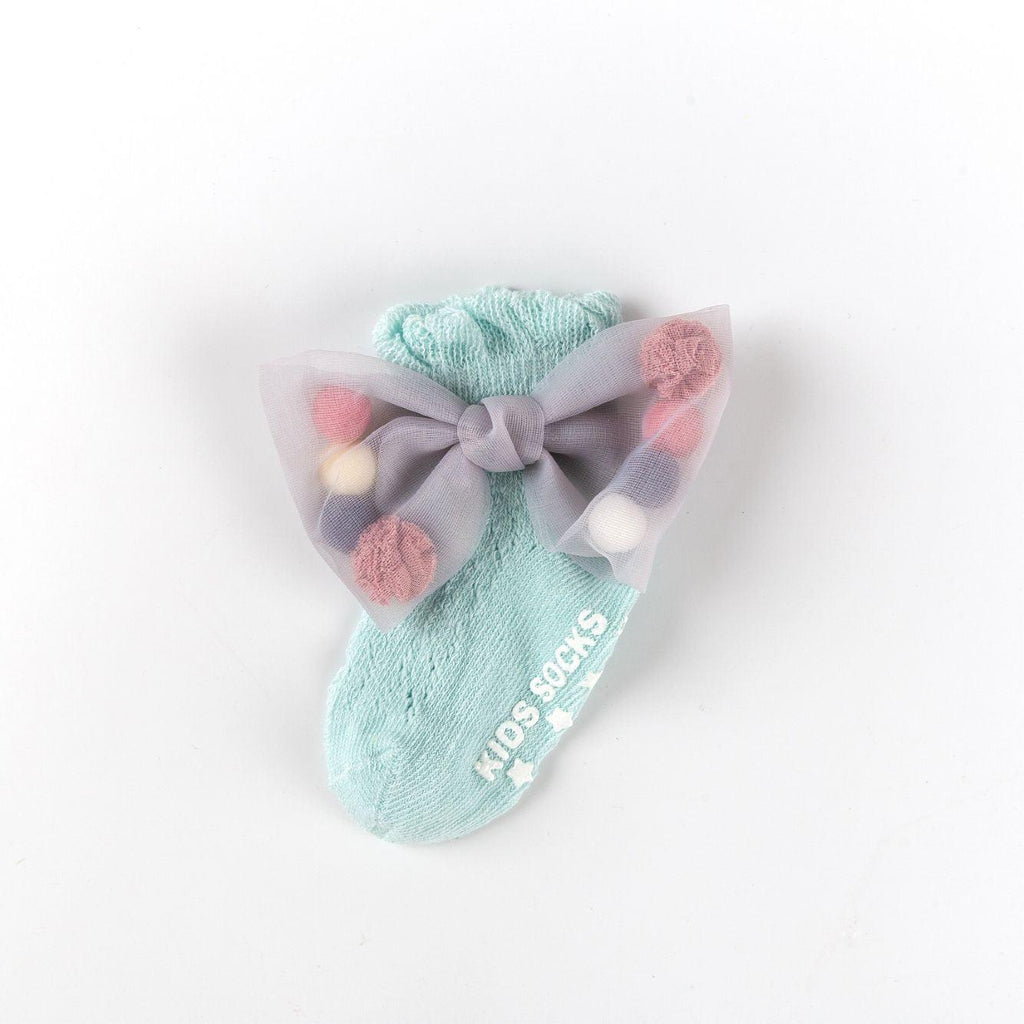 Summer Newborns 0 - 6 - 12 Months Bowknot Cotton Socks - Amazitshop