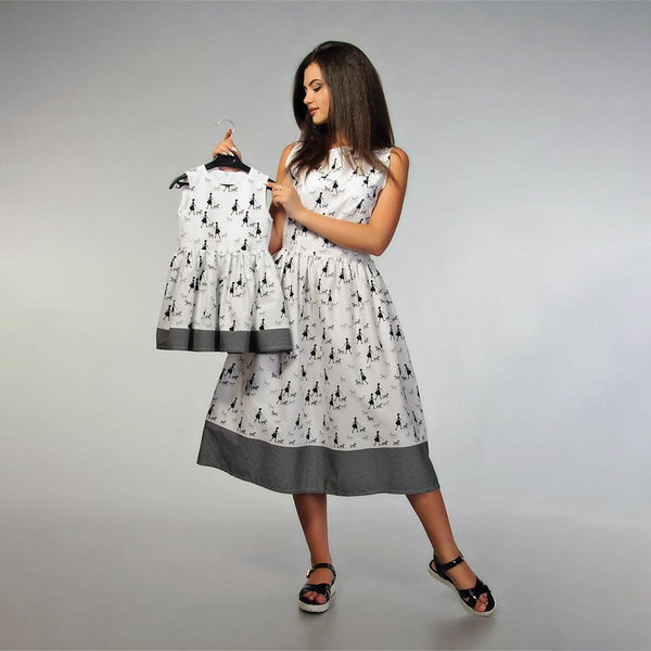 Summer Sleeveless Parent - Child Dresses Mother And Women'S Vest Dress - Amazitshop