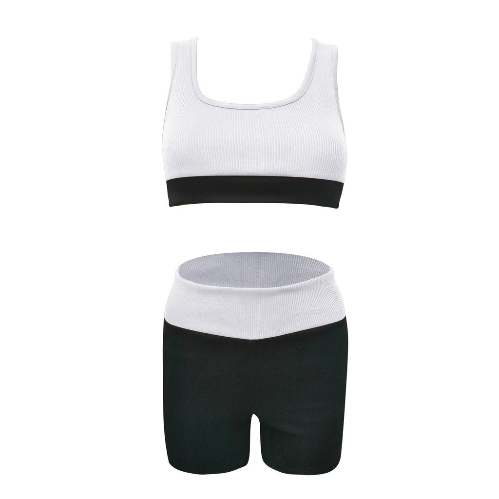 Summer Tracksuits Women Sports Workout Sets Piece - Amazitshop