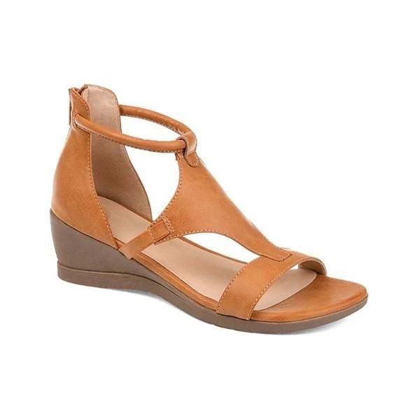 Summer Wedges Heel Sandals Casual Women's Roman Shoes - Amazitshop