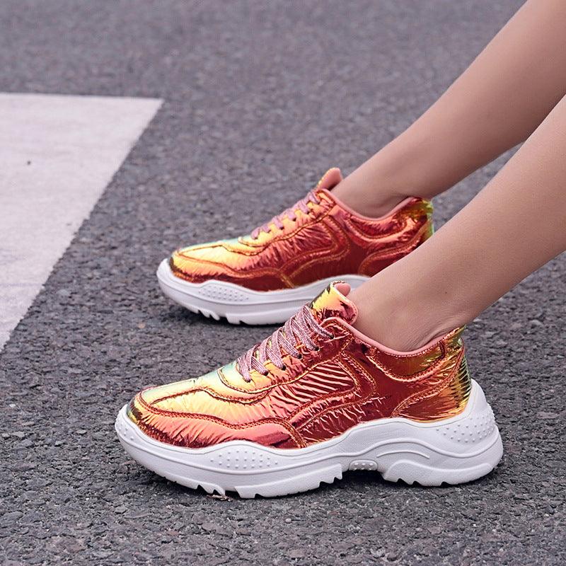 Summer wild bright women's shoes Korean trend hot sale shoes - Amazitshop