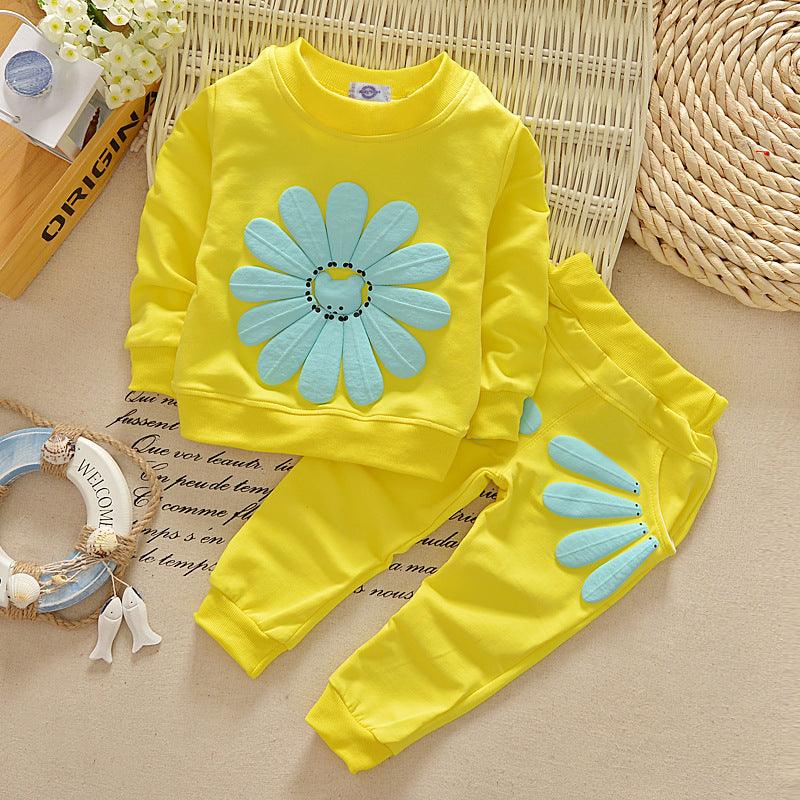 Sun flower flowers children's clothing - Amazitshop