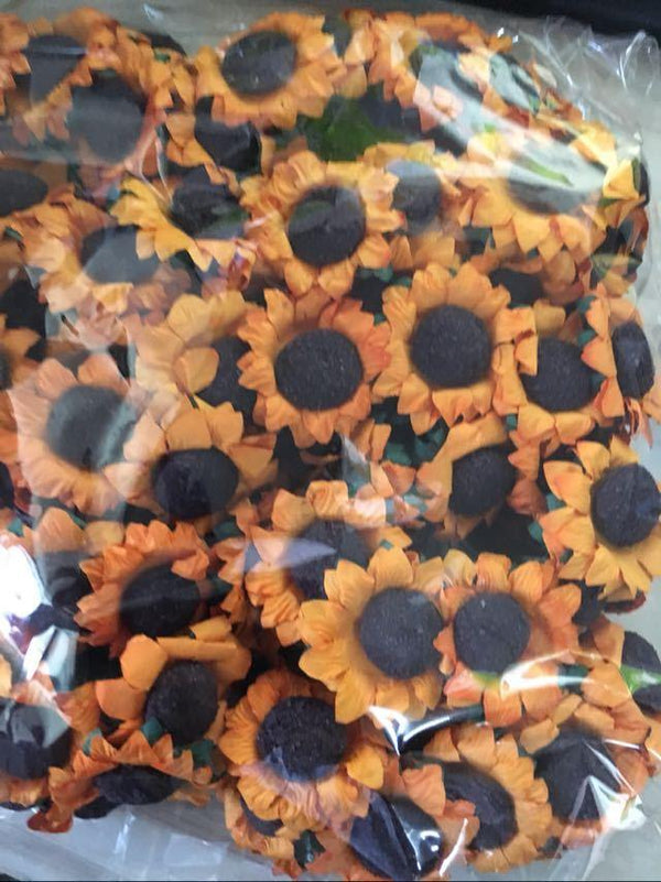 SUNFLOWER Diy Garland Accessories Wedding Candies Box Accessories Small Sunflower Bouquet - Amazitshop