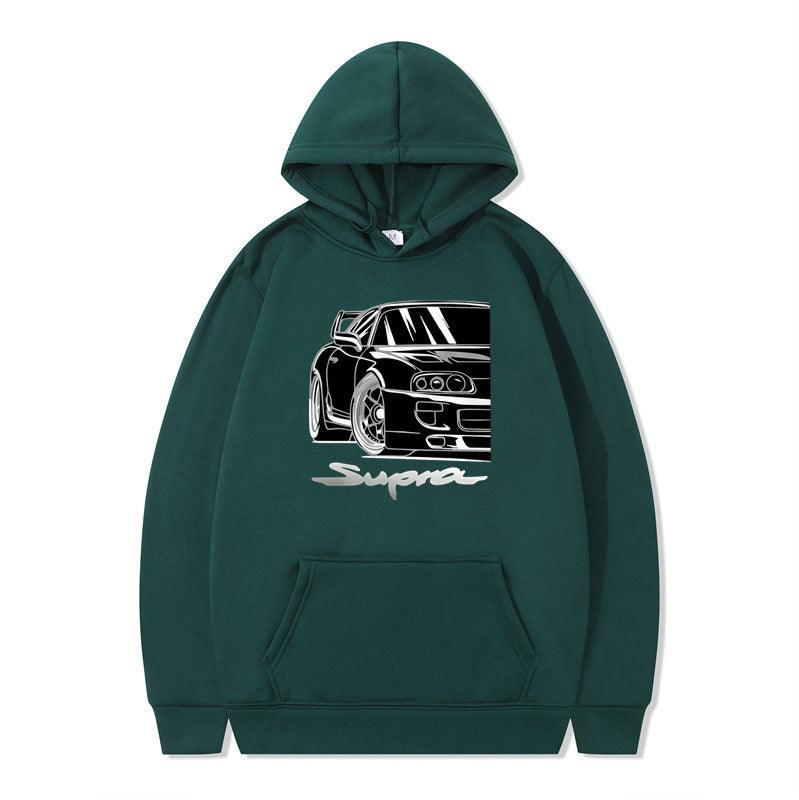 Sweater D Head Text Sun Man Men's And Women's Hoodies Casual Couple Outfit Sweater - Amazitshop