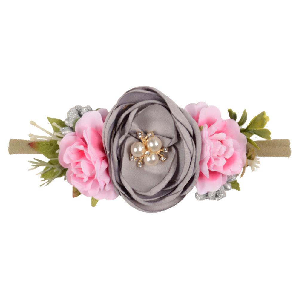 Sweet Child Simulation Head Flower Hair Accessories - Amazitshop