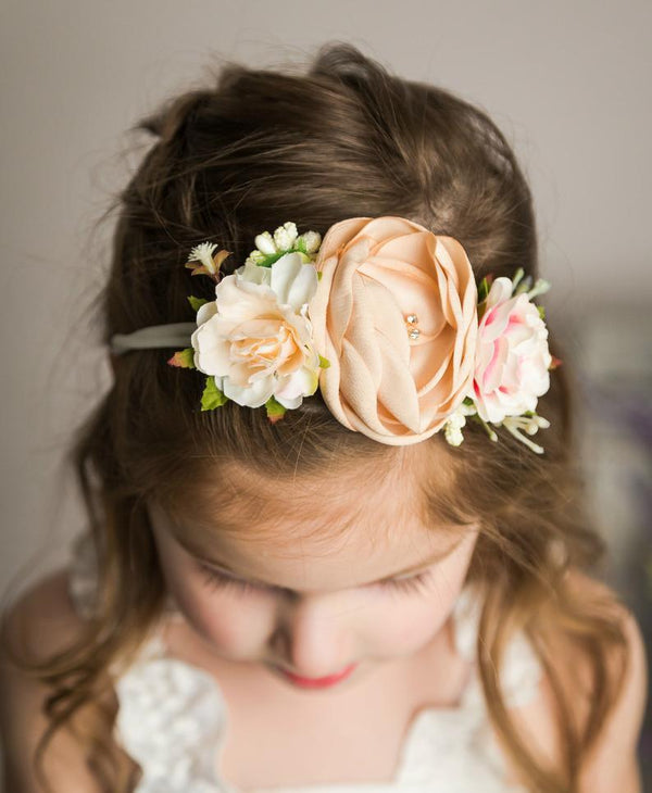 Sweet Child Simulation Head Flower Hair Accessories - Amazitshop