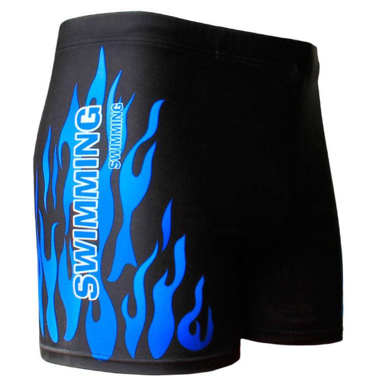 Swimming Trunks Swimwear New Style Men's Swimwear Flame Swimming Trunks - Amazitshop