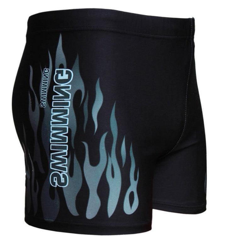 Swimming Trunks Swimwear New Style Men's Swimwear Flame Swimming Trunks - Amazitshop