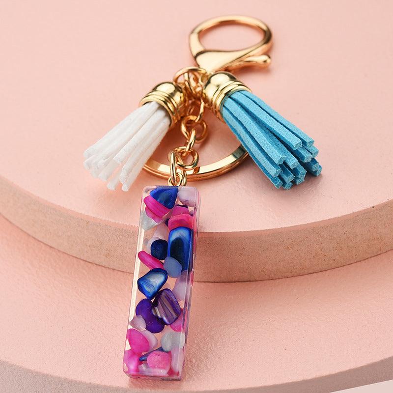 Symphony Letter Keychain Personalized Schoolbag Pendant - Amazitshop