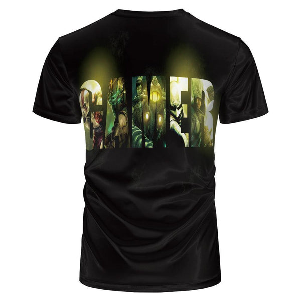 T-shirt Casual Fashion Men's Short Sleeve - Amazitshop