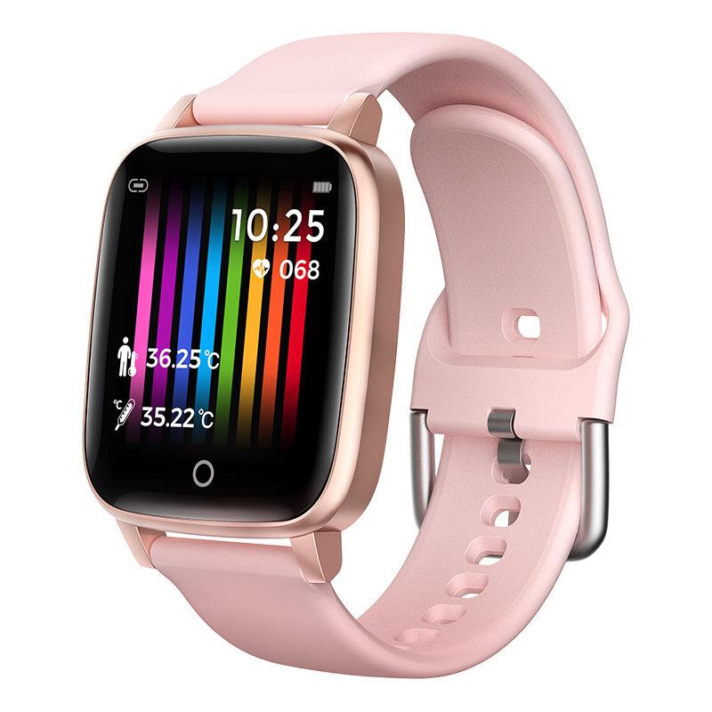 T1 color screen body temperature smart watch - Amazitshop