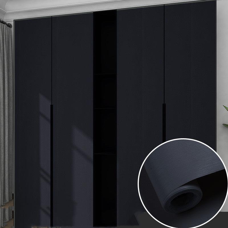 Table Wardrobe Room Door Cabinet Self - adhesive Wood Grain Wallpaper - Amazitshop