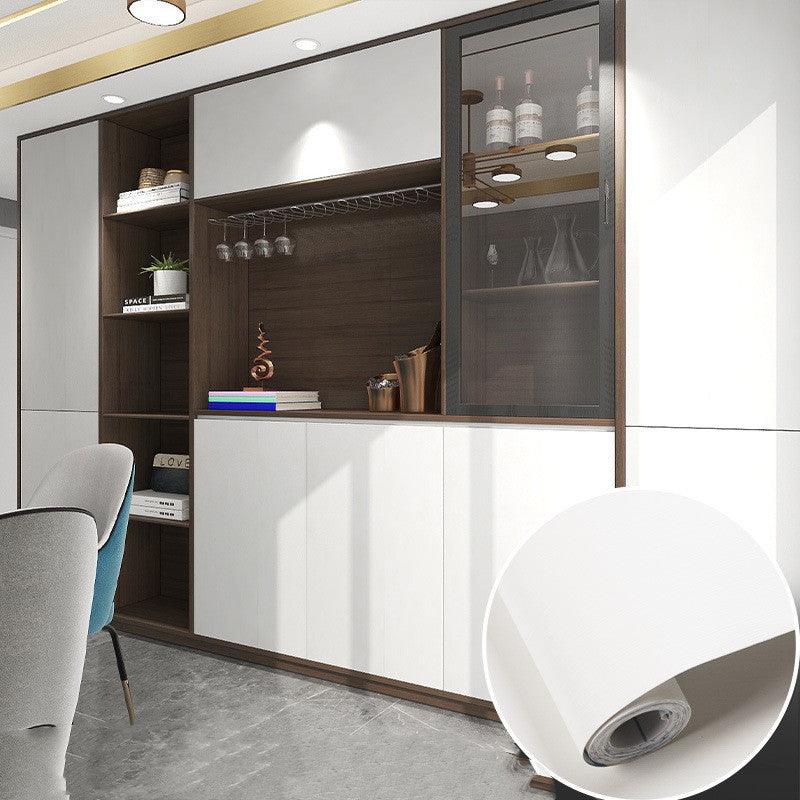 Table Wardrobe Room Door Cabinet Self - adhesive Wood Grain Wallpaper - Amazitshop