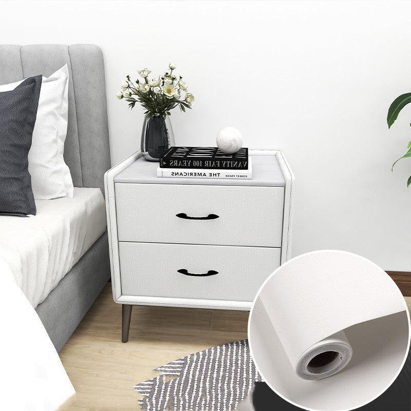 Table Wardrobe Room Door Cabinet Self - adhesive Wood Grain Wallpaper - Amazitshop