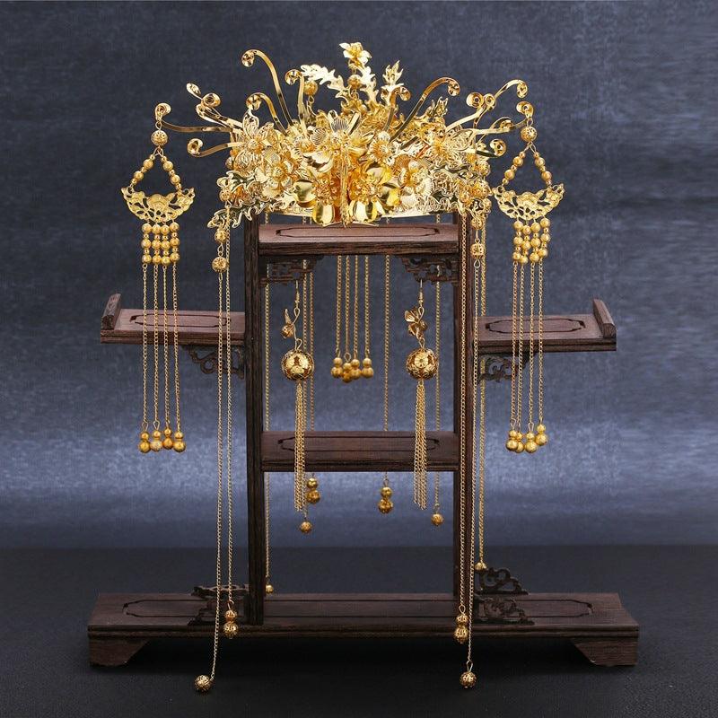 Tassel Suit Wedding Cheongsam Show And Hair Accessories - Amazitshop