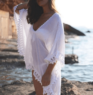 Tasselled Beach Coverup - Amazitshop