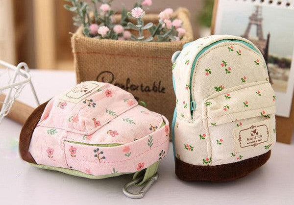 The supply of Korean pastoral small Suihua mini small bags hasp cute fashion change key bag - Amazitshop