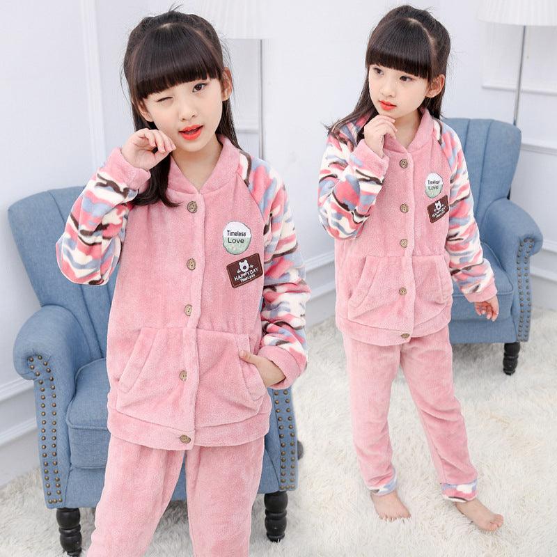 Thickened Flannel Pajamas - Amazitshop