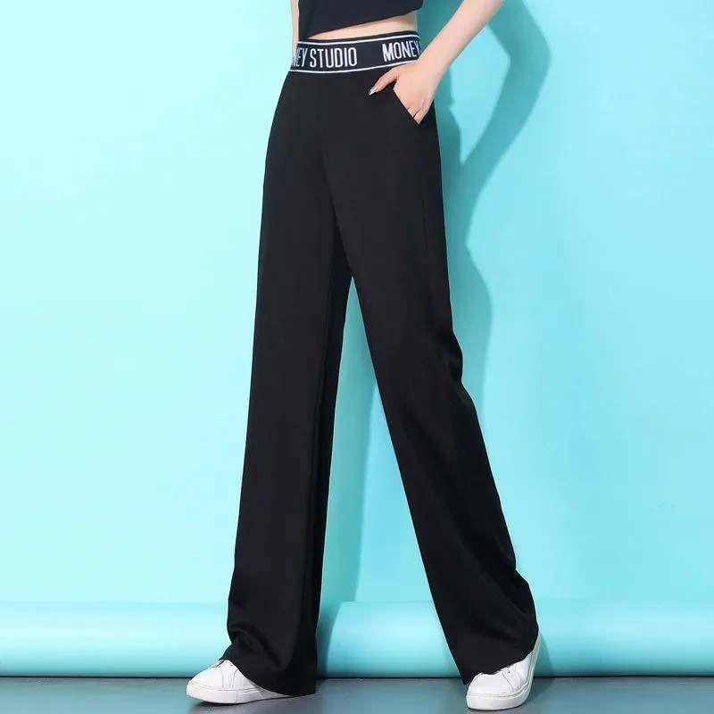 Thin Loose Straight - leg Casual Wide - leg Pants - Amazitshop