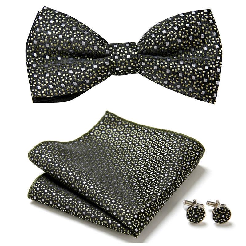 Three Piece Set Of Stylish Bow Ties - Amazitshop