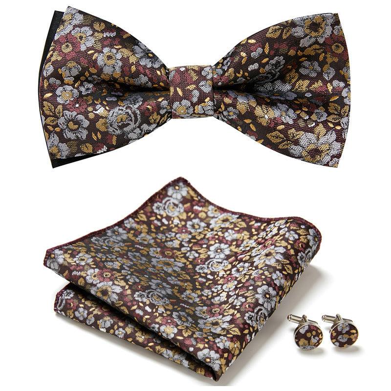Three Piece Set Of Stylish Bow Ties - Amazitshop
