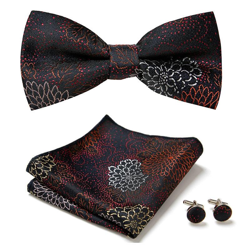 Three Piece Set Of Stylish Bow Ties - Amazitshop