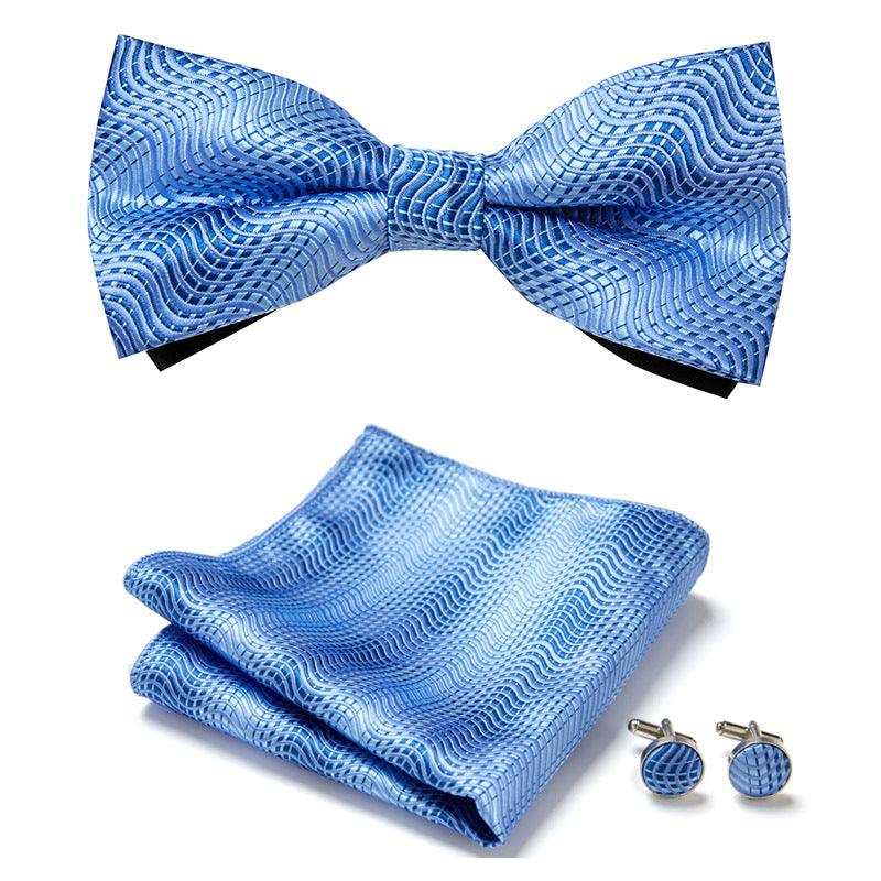 Three Piece Set Of Stylish Bow Ties - Amazitshop