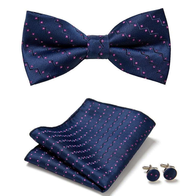 Three Piece Set Of Stylish Bow Ties - Amazitshop