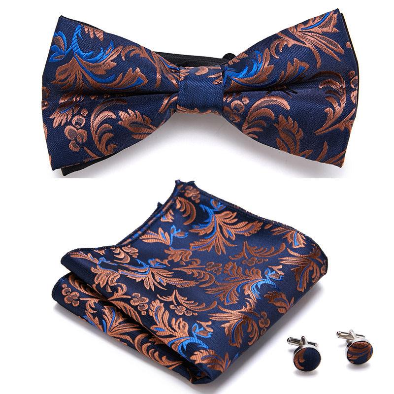 Three Piece Set Of Stylish Bow Ties - Amazitshop