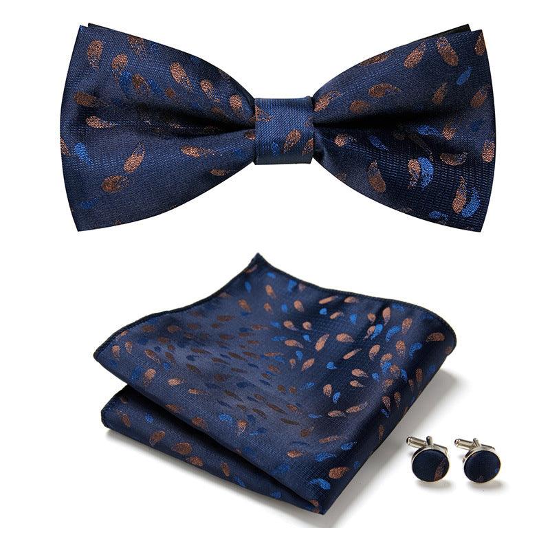 Three Piece Set Of Stylish Bow Ties - Amazitshop