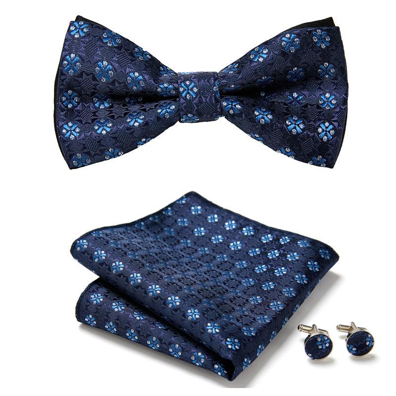 Three Piece Set Of Stylish Bow Ties - Amazitshop