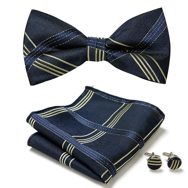 Three Piece Set Of Stylish Bow Ties - Amazitshop