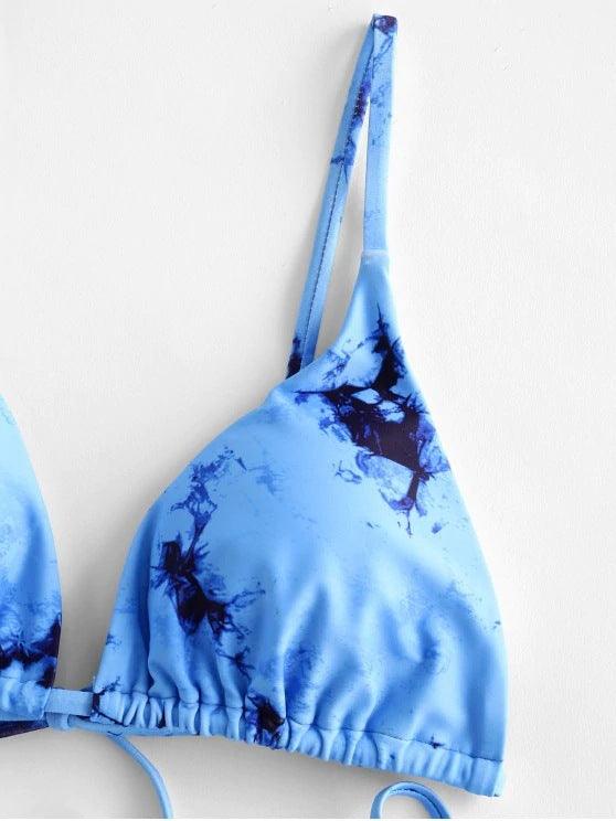 Tie - dye printed bikini - Amazitshop