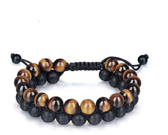 Tiger's Eye & Lava Stone Bracelet - Amazitshop
