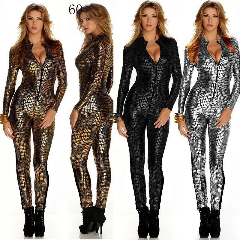 Tight - fitting jumpsuits, snake - like jumpsuits, club nightclub dance uniforms, temptation - Amazitshop