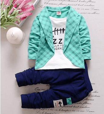 toddler baby clothes children suit 0 - 3 years old suit + pants children's sportswear boys girls children's clothing brand - Amazitshop