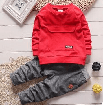 toddler baby clothes children suit 0 - 3 years old suit + pants children's sportswear boys girls children's clothing brand - Amazitshop