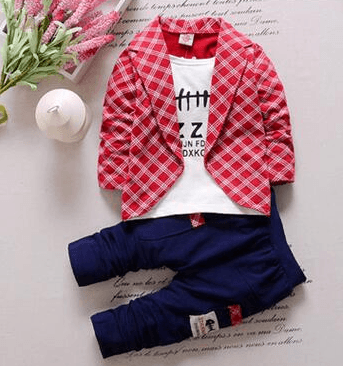 toddler baby clothes children suit 0 - 3 years old suit + pants children's sportswear boys girls children's clothing brand - Amazitshop
